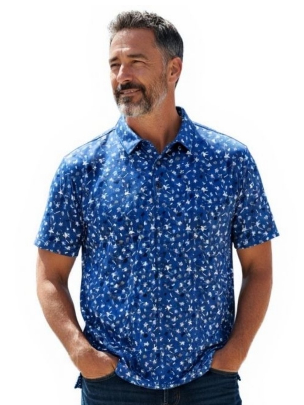 BBQ Print Golf Polo | 1764 Golf
